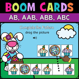 Easter Spring Patterns | BOOM CARDS | Distance Learning