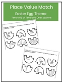 Easter & Spring Place Value Matching Craft / Activity / Te