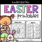 Easter Spring Printables - Math and Literacy Packet for Ki