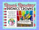Easter Spring Royal Readers Phonics Crowns Color by Spelli
