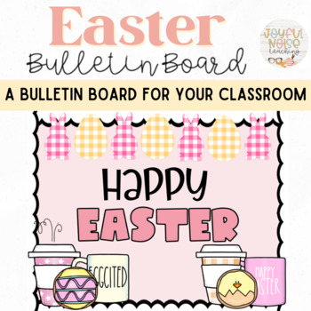 Preview of Easter & Spring Village and Treats Themed Bulletin Board Kit or Door Decor