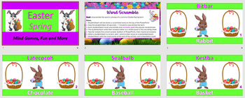 Preview of Easter (Spring) - Word Scramble PowerPoint Activity