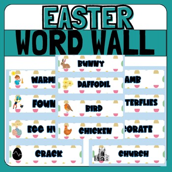 Preview of Easter Spring Word Wall