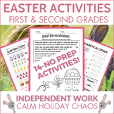 Easter Activities Coloring Pages First Second Grade Spring
