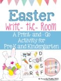 Easter Spring Write the Room Literacy Center Activity Pre 