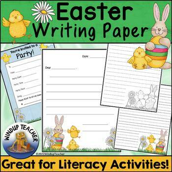 Spring Writing Paper {FREEBIE} ~ UNPLUGGED! & Friendly Letter