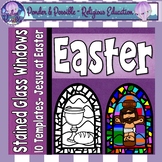 Easter Stained Glass Windows {Bible Religious Theme}