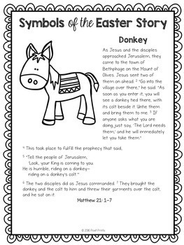 The Easter Story, Bible Lesson by Poet Prints Teaching | TpT