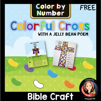 Preview of Easter Story Activity with Jelly Bean Poem