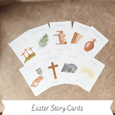 Easter Story Cards, Easter Christian Flash Cards