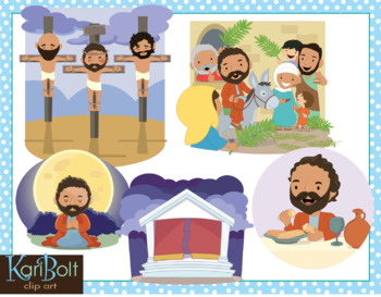 Preview of Easter Story Clip Art