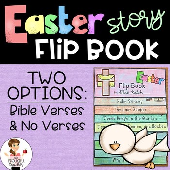 Preview of Easter Story Flip Book Religious