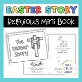 Easter Story Mini Book Coloring - a Religious Easter Activ