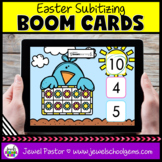 Easter Subitizing Boom Cards™ Digital Kindergarten Math Ce