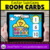 Easter Subitizing Boom Cards™ Digital Kindergarten Math Ce