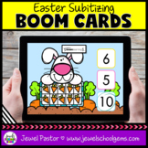 Easter Subitizing Boom Cards™ Digital Kindergarten Math Ce