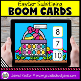 Easter Subitizing Boom Cards™ Digital Kindergarten Math Ce