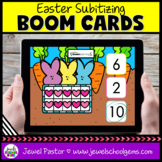 Easter Subitizing Boom Cards™ Digital Kindergarten Math Ce