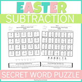 Easter Subtraction Worksheets