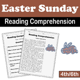 Easter Sunday Reading Comprehension| Jesus Christ| Easter 