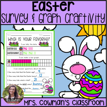 Preview of Easter Survey and Graphing Craftivity