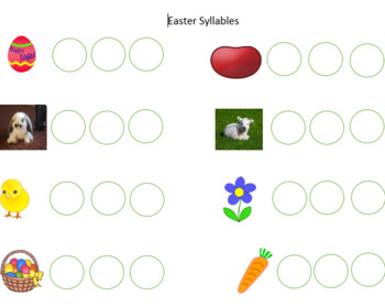 Preview of Easter Syllable Dot Markers