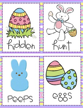 Easter Syllable Sort (1, 2 and 3 Syllables) by Elena Ortiz | TpT