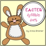 Easter Syllable Sorting Activity