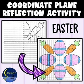 Preview of Easter Symmetry and Reflection - Coordinate Plane Mystery Picture