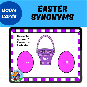 Preview of Easter Synonyms BOOM™ Cards