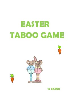 Preview of Easter Taboo Game