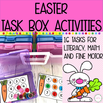 Preview of Easter Task Box Activities for PreK and Preschool