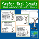 Easter Task Cards - 7th Grade Word Problems