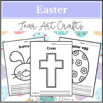 Preview of Easter Tear Art Crafts