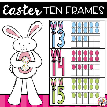 Preview of Easter Ten Frames Freebie