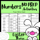 Easter Theme | Number & Counting No Prep Worksheets