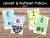 Easter-Themed Alphabet & Number Matching Eggs Printable Set