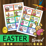 Easter Themed Award Cards Printables