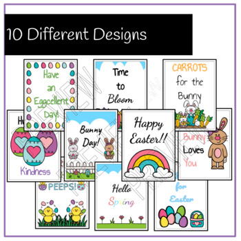 Easter Themed Classroom Posters by The Running Classroom | TPT