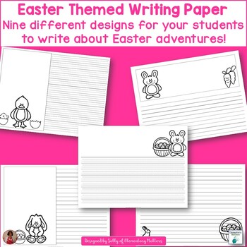 Easter Themed Creative Writing Paper by Elementary Matters ...