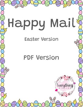 Preview of Easter Themed Happy Mail