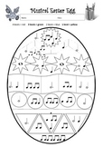 Easter Themed Music Worksheets