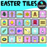 Easter Tiles Clip Art Set {Educlips Clipart}