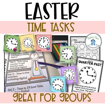 Preview of Telling the Time Easter Theme