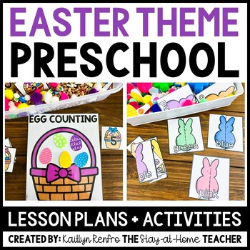 Preview of Easter Spring Toddler Activities Homeschool Preschool Curriculum & Lesson Plans