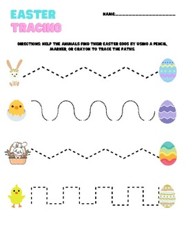 Preview of Easter Tracing