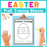 Easter Tracing Worksheets For Preschool, PreK and Kindergarten