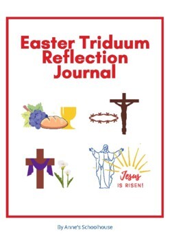Preview of Easter Triduum Reflection Journal for Holy Week(A4)