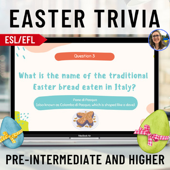 Preview of Easter Trivia ESL English Pre-Intermediate and higher
