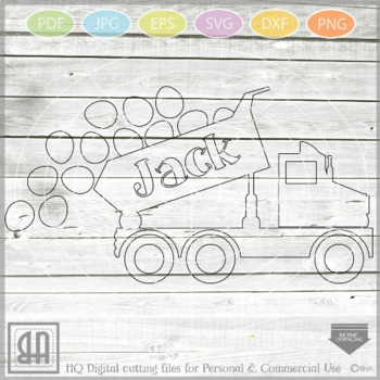 Download Easter Truck with eggs - Easter Truck svg - Dump truck svg ...